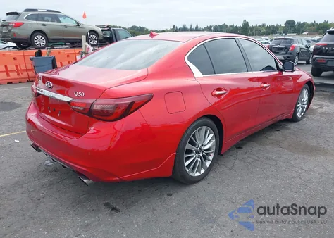 2021 Infiniti Q50 Luxe z USA, uszkodzony, nr VIN JN1EV7BP9MM701549